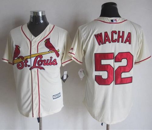 Cardinals #52 Michael Wacha Cream New Cool Base Stitched MLB Jersey - Click Image to Close